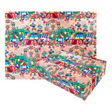 Papel De Presente Bobina Couche 40cmx100m - Infantil