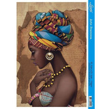 Papel Decoupage Arte Francesa Africana Colar Af-286 Litoarte