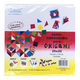 Papel Dobradura Para Origami Leoni 20x20cm