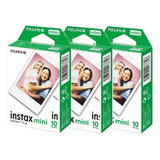 Papel Filme Para Instax Mini 7, 8, 9, 11, 12 - Pack 30 Fotos