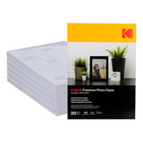 Papel Fotográfico 240g Gloss A4 Premium Kodak 500 Folhas