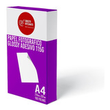 Papel Fotográfico A4 Glossy Adesivo 115g 500 Folhas Premium