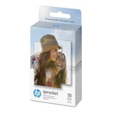 Papel Fotográfico Hp Zink P/ Impressora Sprocket 50 Folhas