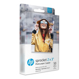 Papel Fotográfico Hp Zink P/ Impressora Sprocket 50 Folhas