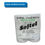 Papel Higiênico 300m Softel Folha Simples