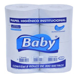 Papel Higiênico Baby 8 Rolos Folha