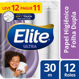 Papel Higiênico Folha Dupla Elite Ultra