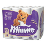 Papel Higiênico Folha Dupla Neutro Mimmo 30m Pacote L16 P15