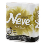 Papel Higiênico Neve Supreme Folha Tripla 20 M De 4 Un