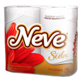 Papel Higiênico Neve Toque De Seda Folha Dupla 64 Rolos