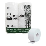 Papel Higiênico Rolão Celulose 8 Rolos Branco Macio Panda