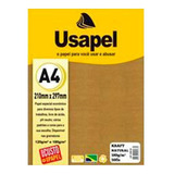 Papel Kraft Natural Usapel A4 180g