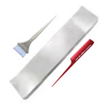 Papel Laminado Para Mechas Luzes 1 Kg+ Pente Krest + Pincel 