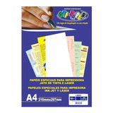 Papel Linho A4 Branco 180g Off