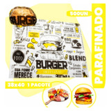 Papel Manteiga Embalar Hamburguer Lanches Frios 38x40 500fl