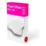 Papel Offset Branco A6 90g Sulfite