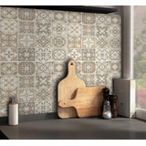 Papel Parede Adesivo Cozinha Azulejo Hidráulico Português