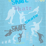 Papel Parede Adesivo Lavável Infantil Jovem Skate Hd Teen 07