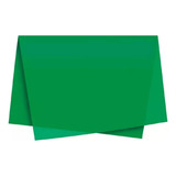 Papel Seda Colorido 48x60cm C/100folhas - Pipa Roupa Sapato Cor Verde Brandeira Liso
