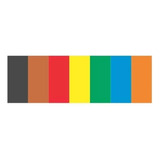 Papel Sulfite 120g Colorida 8 Cores A4 Recortar Colar Pintar