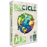 Papel Sulfite A4 Reciclado Jandaia Recicle