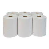 Papel Toalha Bobina 100% Celulose 20cm 6 Rolo 200m