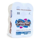 Papel Toalha Bobina 6 X 200m Celulose Toalheiro Auto Corte