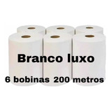 Papel Toalha Bobina C/6 Rolos Branco