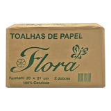 Papel Toalha Interfolha Duas Dobras 20x21 Branco 1000 Folhas