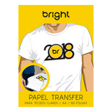 Papel Transfer A4 Para Tecidos Claros Bright - 10 Folhas