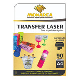 Papel Transfer Laser Prensa Giro 360 Acrilicos - 50 Folhas
