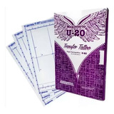 Papel U-20 Roxo Hectógrafico C/20