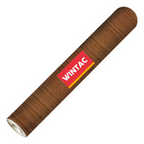 Papel Wintac Adesivo 45cmx10m Madeira Cor Mogno