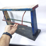 Papeleira De Armazem Antiga Restaurada 48x32x16cm 1,4kg
