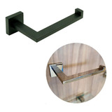 Papeleira Eterna Black Porta Papel Higienico Inox Preto Cor Preto