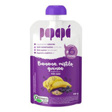Papinha Orgânica Banana, Mirtilo, Quinoa Papapá Squeeze 100g