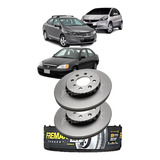 Par - Disco Freio Dianteiro Civic 1999 2000 2001 Fremax