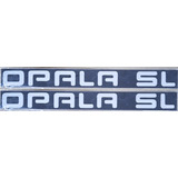 Par - Emblema Plaqueta Friso Lateral Opala Sl #5016