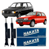 Par 02 Amortecedor Traseiro Nakata Fiat Uno 1984 Até 2013