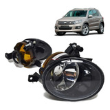 Par 2 Farol Milha Auxiliar Neblina Tiguan 2013 14 2015 2016