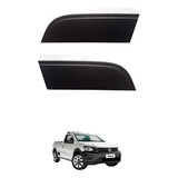 Par Acabamento Rack Teto Traseiro Saveiro Original Vw