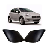 Par Acabamento Tampa Base Retrovisor Punto Linea - Preto