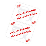 Par Adesivo Alarme E Imobilizador Vw Golf Mk3 / Polo Classic