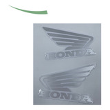Par Adesivo De Tanque Asa Honda Titan Fan 150 Start Moto 