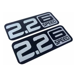 Par Adesivo Emblema Ford Ranger 2.2 Six Speed 2013-2014
