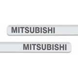 Par Adesivo Escrita Mitsubishi Pajero Para Friso Lateral