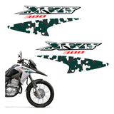 Par Adesivo Honda Xre300 2016 Camuflado Tanque - Genérico