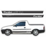 Par Adesivo Lateral Chevrolet Pick-up Corsa 1.6 Turbo