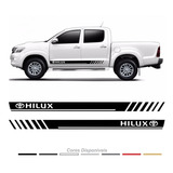 Par Adesivo Lateral Decorativo Toyota Hilux Sr
