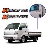Par Adesivo Lateral Emblema Porta Kia Bongo K2500 Tci Cor Transparente Virtual Stock